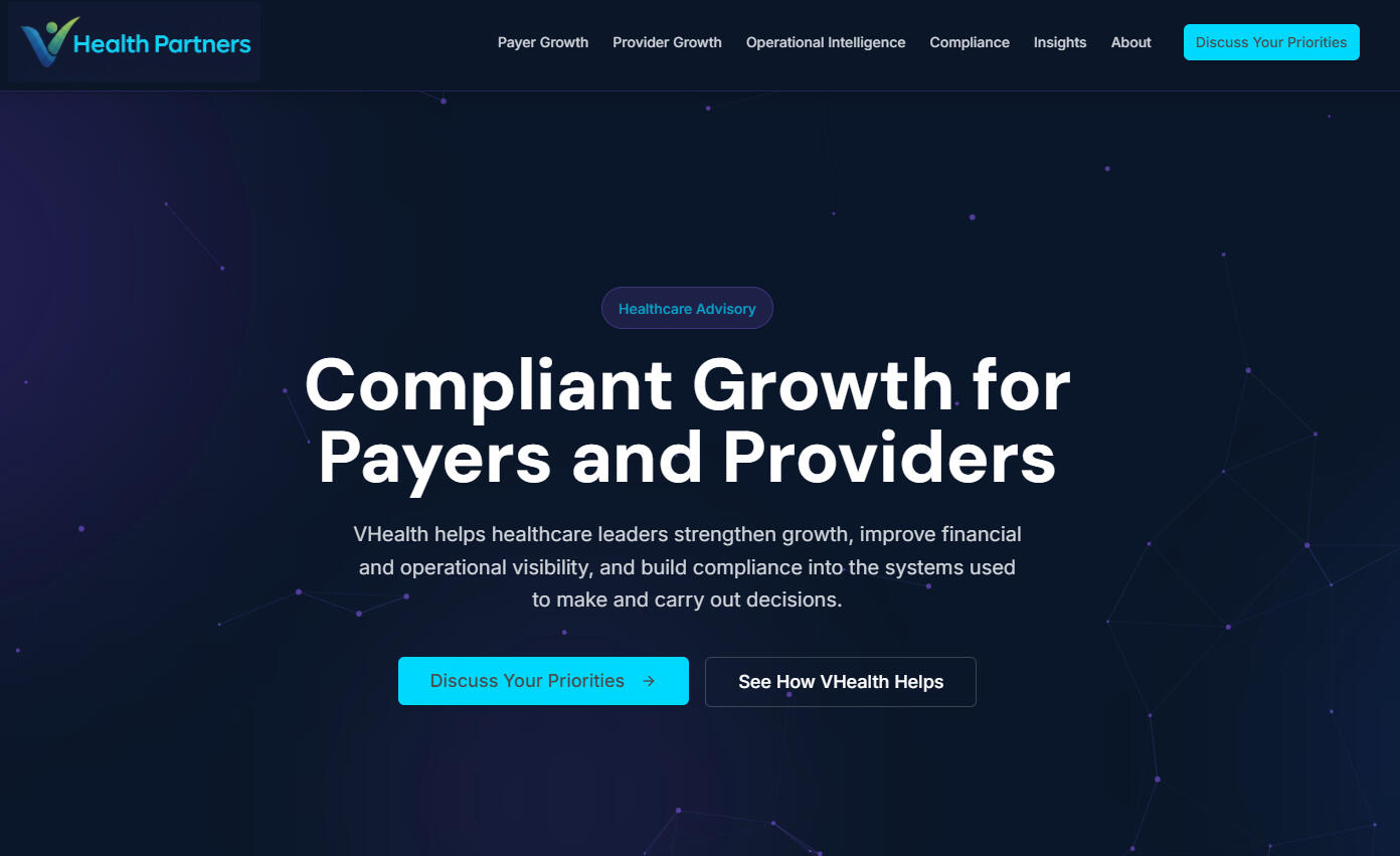 VHealth.ai Compliant Growth for Payers and Providers